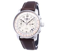 Zeppelin LZ 126 Chronograph Tachymeter Beige Dial 76145 50M Mens Watch