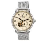 Zeppelin LZ 127 Graf Open Heart Beige Dial Casual Automatic Men's Watch 7666M5