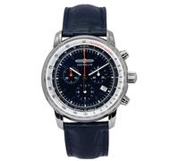 Zeppelin LZ 14 Marine Chronograph Tachymeter Blue Dial Quartz 88883 Mens Watch