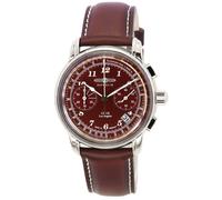 Zeppelin LZ126 Los Angeles Chronograph Burgundy Dial Quartz 76146 Men's Watch