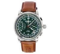 Zeppelin LZ 126 Los Angeles Chronograph Tachymeter Green Dial 76144 Mens Watch