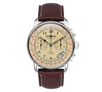 Zeppelin lz126 Los Angeles Mens Analogue Quartz Watch with Leather Bracelet 7614-5