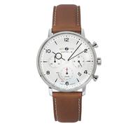 Zeppelin LZ129 Hindenburg Chronograph Brown Leather Strap Z80865N 50M Mens Watch