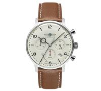 Zeppelin LZ129 Chronograph Beige Dial Solar Men's Watch 80865N