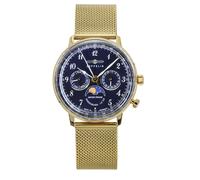 Zeppelin LZ129 Hindenburg Moon Phase Day/Date Blue Dial Quartz 7039M2 Mens Watch