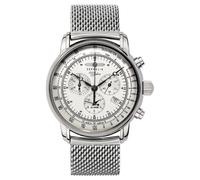 Zeppelin 100 Years Mens Analogue Swiss Quartz Watch with Stainless Steel Bracelet 7680M-1