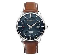 Zeppelin Men's Atlantic GMT 8442 Watch, Blue, Standard Size, Strap