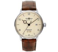 Zeppelin Men's Automatic Watch LZ129 Hindenburg Leather Strap Brown 8062-5