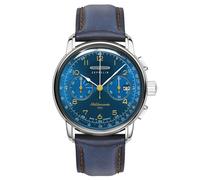 Zeppelin Men's Chronograph 100 Years Méditerranée Blue Chrono 9670-3
