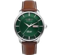 Zeppelin 100 Jahre Chronograph White Dial Quartz 50M Z7680MB1 Men's Watch