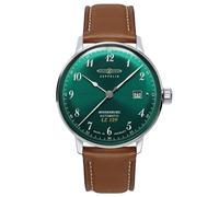 Zeppelin Men's Watch Automatic Hindenburg LZ129 Braun/Green 8056-4