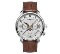 Zeppelin Men's Watch Friedrichshafen Moon Phase Braun 8536-1