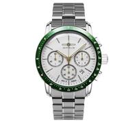 Zeppelin Men's Watch New York Chronograph Bicolor/Green Chrono 8878MB-4