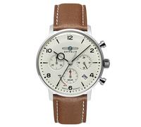 Zeppelin LZ129 Chronograph Beige Dial Solar Men's Watch 80865N