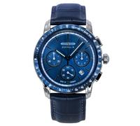 Zeppelin Men's Watch New York Chronograph with Leather Strap 5 ATM 8878-3