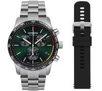 Zeppelin Night Cruise Swiss Movement 7288M4_SET - Man - 43 mm - Analogue - Quartz - Mineral Glass Green 22 mm
