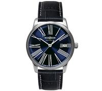 Zeppelin Ronda Women's Quartz Watch with Crocodile Leather Strap, 8345-3 Blue/Blue, Bracelet