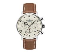 Zeppelin LZ129 Hindenburg Chronograph Brown Leather Strap Z80865N 50M Mens Watch