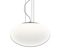 Zeppo Pendant White & White Glass