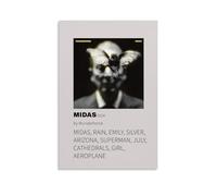 ZEQFEMKL Wunderhorse MidasArt Image Printing Modern Family Bedroom Decoration Poster Printing Living Room Aesthetics Canvas Wall Youth Girls Dormitory DecorationUnframe-style-612x18inch(30x45cm)