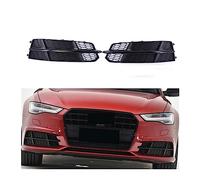 ZEQIMWL Car Front Bumper Fog Light Cover Grille 4G0807681AN 4G0807682AN For A-udi A6 C7 S-Line 2015 2016 2017 2018 Auto Accessories