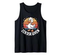 Zer Dsk Given Quirky Retro Duck Tank Top