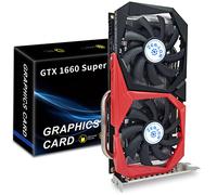 ZER-LON GeForce GTX 1660 Super 6GB Graphics Cards, GDRR6 192Bit PCIE 3.0X16 Computer Gaming Gpu, Dual Freeze Fans Video Card with HDMI/DP/DVI Ports Support 4K and 8K HD