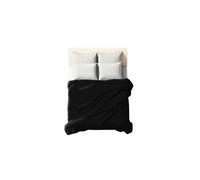 zer0bed, Double Bed Flat Sheet, 260 x 290 cm, 100% Cotton, Black, Flat Sheet, 1 Piece (Top Sheet Only)