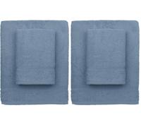 zer0bed, Lilac Bath Towels, Set of 2 Bath Towels, Face Towel, Bidet Towel, Plain Colour, Avio, 100% Cotton, Set of 2 (Pack of 2)