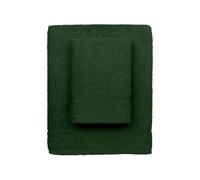 zer0bed, Lilac Bath Towels, Set of 2 Bath Towels, Face Towel, Bidet Towel, Plain Colour, Forest Green, 100% Cotton, Set of 2