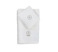 zer0bed Zodiac Zodiac Bath Towel Set, Set of 2, Face Towel, Guest Towel-Bidet, 100% Cotton, Plain with Embroidery, Fish