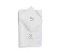 zer0bed Zodiac Zodiac Bath Towel Set, Set of 2, Face Towel, Guest Towel-Bidet, 100% Cotton, Plain with Embroidery, Capricorn