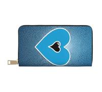 ZERAOKE Leather Wallet for Women Ladies Novelty Printed Around Zipper Long Wallet Phone Purse Credit Card Holder, I Love Gymnastics