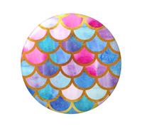 ZERAOKE Round Tinplate Collectible Badges For Events, Teachers, Friends | Colorful Rainbow, Durable Badge For Jackets Bags Gifts, Vibrant Badge, Bulk Iron-On Patches Alternative, 1 PCS
