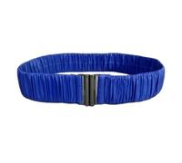 ZERAOKE Women’S Elastic Belt for Down Jacket Puffer Coat Dress,Fashion Stretch Waist Cinch Belt with Buckle-Blue-76 X 5 Cm/29.9 X 2 in