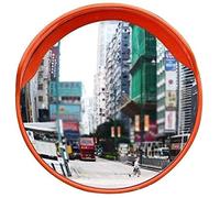 ZERAPH Safety Mirror Convex Mirror City Road Convex Safety Mirror, 80Cm Outdoor Traffic Mirror Easy To Install Can Be Fixed Wide-Angle Lens Bank Blind Spot Mirror Safety (80Cm)