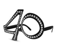 Zercart Birthday Glasses,Novelty Birthday Eyeglasses,40th Birthday Party Eyeglasses,Funny Costume Sunglasses,Anniversary Party Glasses,for Birthday Decorations Celebration Party Favors