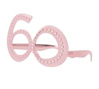 Zercart Birthday Glasses,Novelty Birthday Eyeglasses,60th Birthday Party Eyeglasses,Funny Costume Sunglasses,Anniversary Party Glasses,for Birthday Decorations Celebration Party Favors,Pink