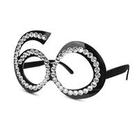 Zercart Birthday Glasses,Novelty Birthday Eyeglasses,60th Birthday Party Eyeglasses,Funny Costume Sunglasses,Anniversary Party Glasses,for Birthday Decorations Celebration Party Favors