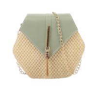 Zercart Straw Bag for Women - Rattan shoulder bag Straw Crossbody Bags Hexagonal Basket Bag Summer Handwoven Tote Bag for Shopping Beach Holiday Travel Vacation