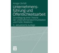 Zerfa - Unternehmensfhrung und ffentlichkeitsarbeit - New paperback - X555z