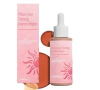 Zeria Sunless Tanning drops, Sunless Tanning Drops, Skin Serum Can Naturally Adjust Skin Color And Create Skin, Enhancing Your Natural Skin Tone for a Genuine, Sun-Kissed Glow (60ML)
