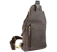 Zerimar Leather shoulder bag - Exclusive and professional leather - Quality leather with an elegant touch 16x34x9cm, brown