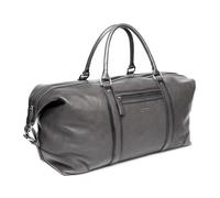 Zerimar Leather Travel Bag - Exclusive and Professional Leather - Quality Leather with an Elegant Touch 36x52x23cm, grey