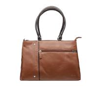 Zerimar Leather Travel Bag - Exclusive and Professional Leather - Quality Leather with an Elegant Touch26x33x10'5cm, TAN