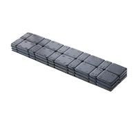 ZERINT 5g x 5 + 10g x 5 Wheel Weights Stickers for Tyre Balancer Weight Bar Self Adhesive 6 Strips Black