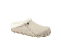 Zermatt Premium Suede Slipper in Antique White