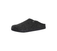 Zermatt Rivet Wool Felt Slippers Anthracite 8 UK