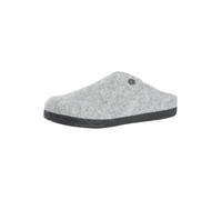 Birkenstock Women's Zermatt Standard Felt Open Heel Slippers, Light Grey and Black, 9 UK