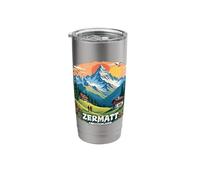 Zermatt Switzerland Alpine Adventure Stainless Steel Insulated Tumbler